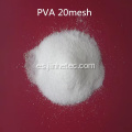 Resina PVA Alcohol polivinílico 2499 para tamaño textil
